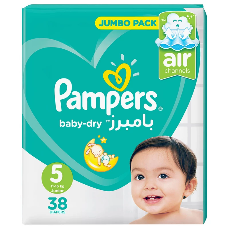 PAMPERS 5 (36 DIAPERS)