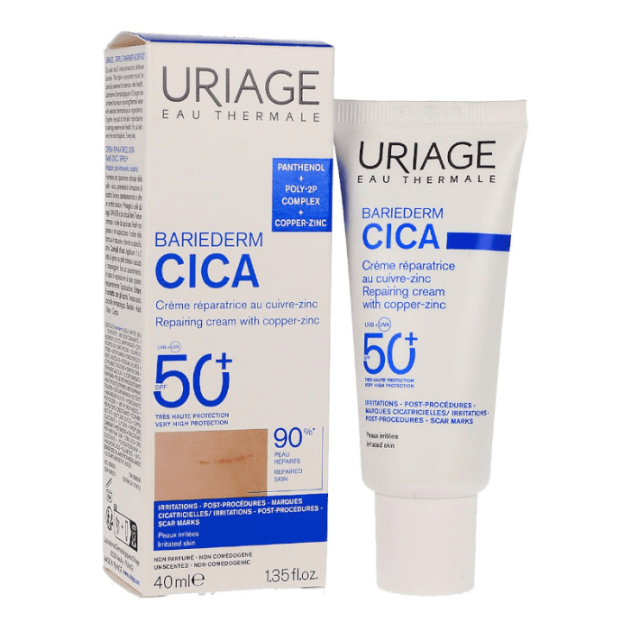 URIAGE BARIEDERM - CICA SPF50 REPAING CREAM  40 ml 