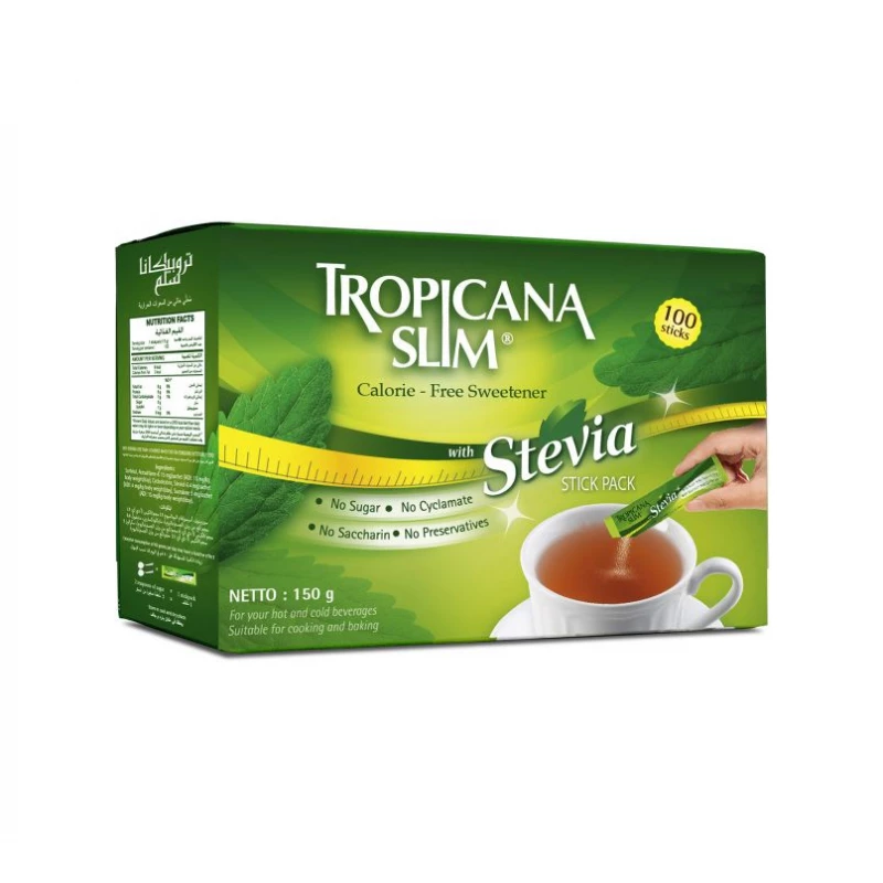 TROPICANA STEVIA 50 STICKS
