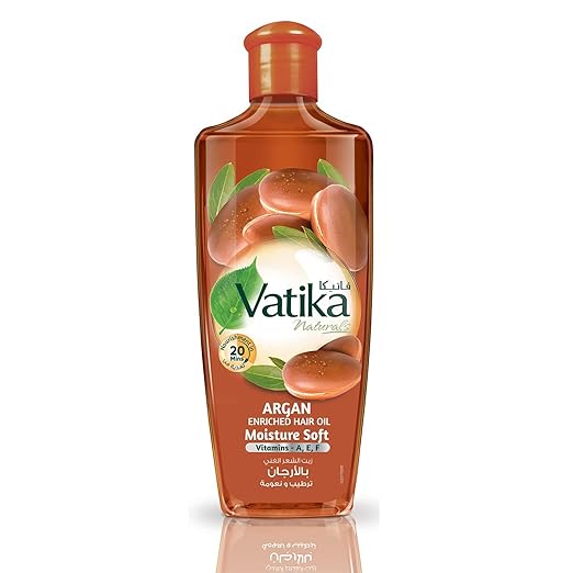 Vatika Argan Enriched Hair Oil Moisture Soft 200ml