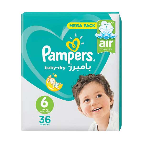 PAMPERS 6 (36 DIAPERS)