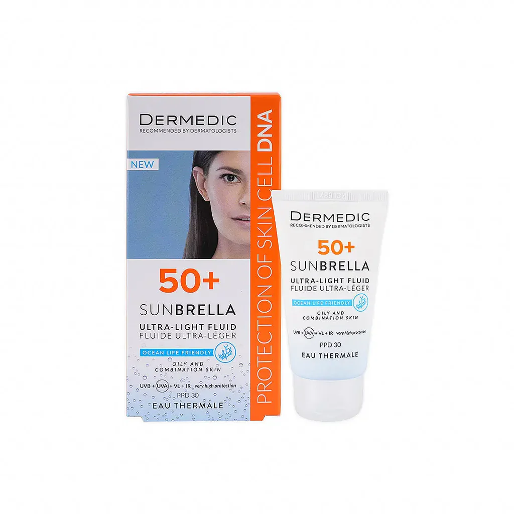 Ultra-light SPF 50+ fluid oily and combination skin, 40 ML
