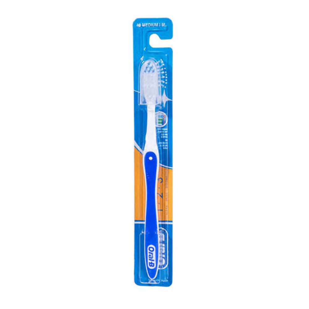 Oral-B medium soft toothbrush
