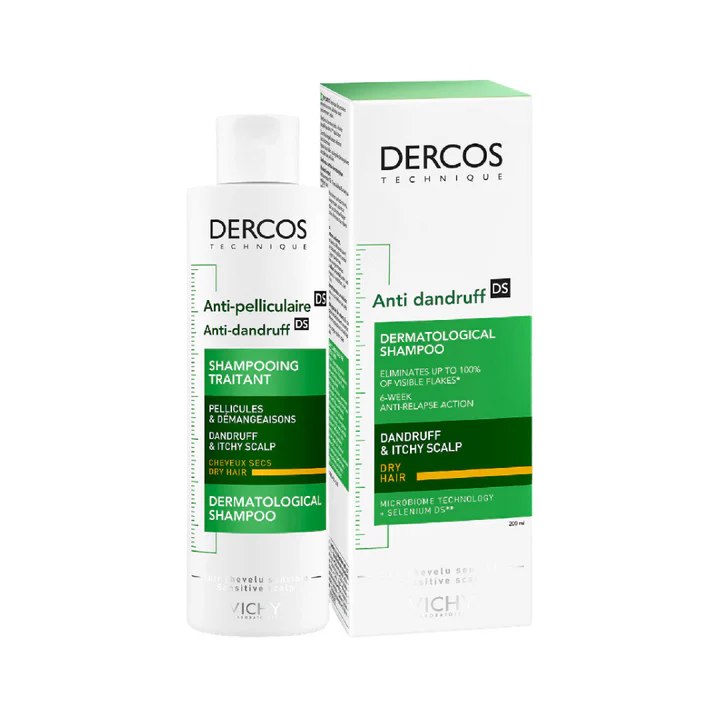   Vichy Dercos Anti-Dandruff Shampoo For Dry Hair 200Ml