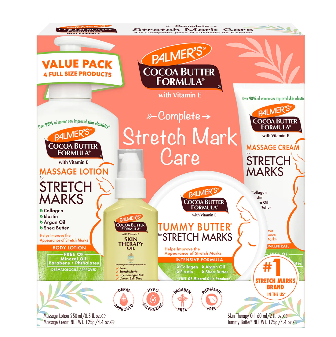 Complete Pregnancy Stretch Mark Care Kit