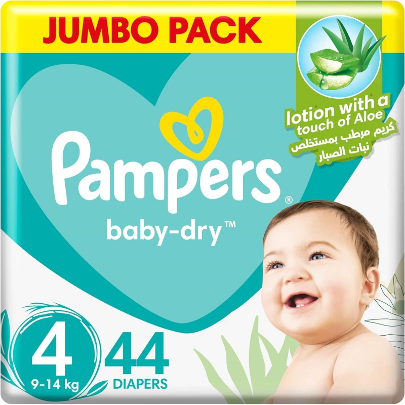 PAMPERS 4 (44 DIAPERS)