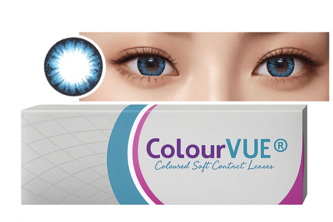 ColourVUE Blue Contact Lenses Daily