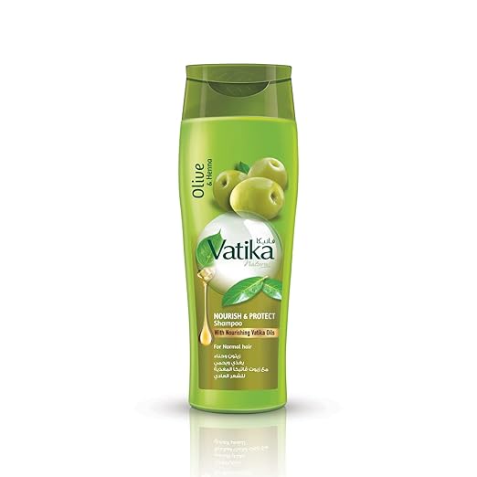 Vatika Naturals Nourish And Protect Shampoo Enriched With Olive And Henna For Normal Hair - 400Ml