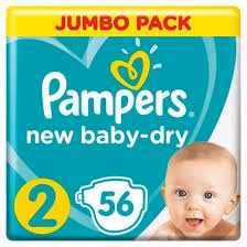 PAMPERS 2 (56 DIAPERS)