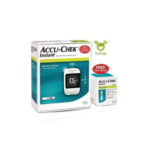 Accu Chek, Instant Blood Glucose Monitor - Device+ STRIPS