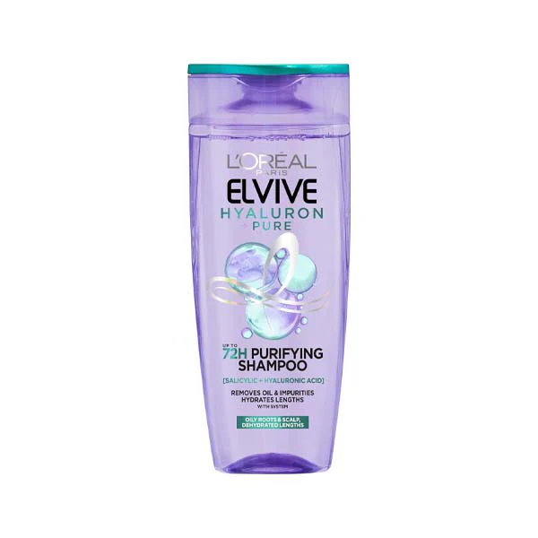 Loreal Paris Elvive Hyaluron Pure 72h Purifying Shampoo