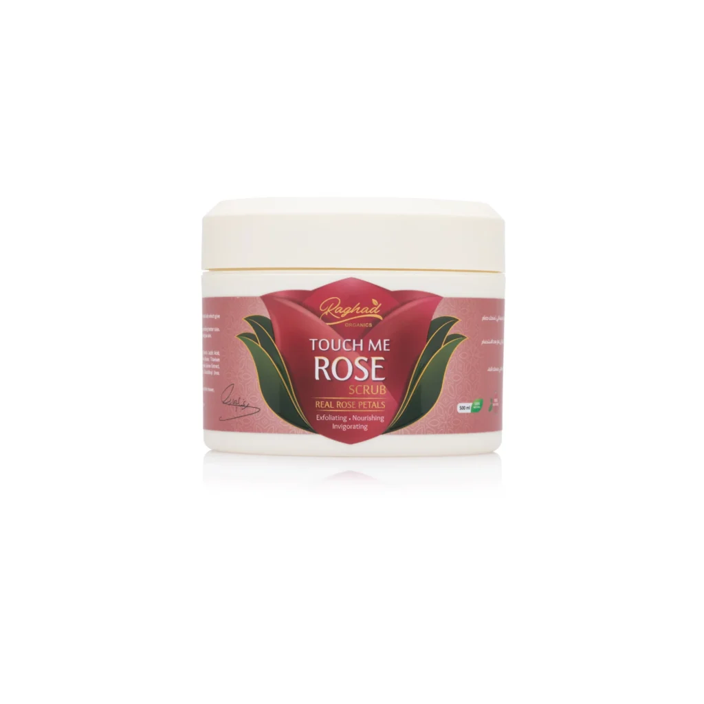 Ragahd Almohareb – TOUCH ME ROSE BODY SCRUB