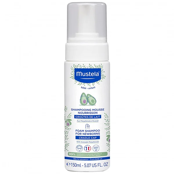 Mustela Foam Shampoo For Newborns 150Ml