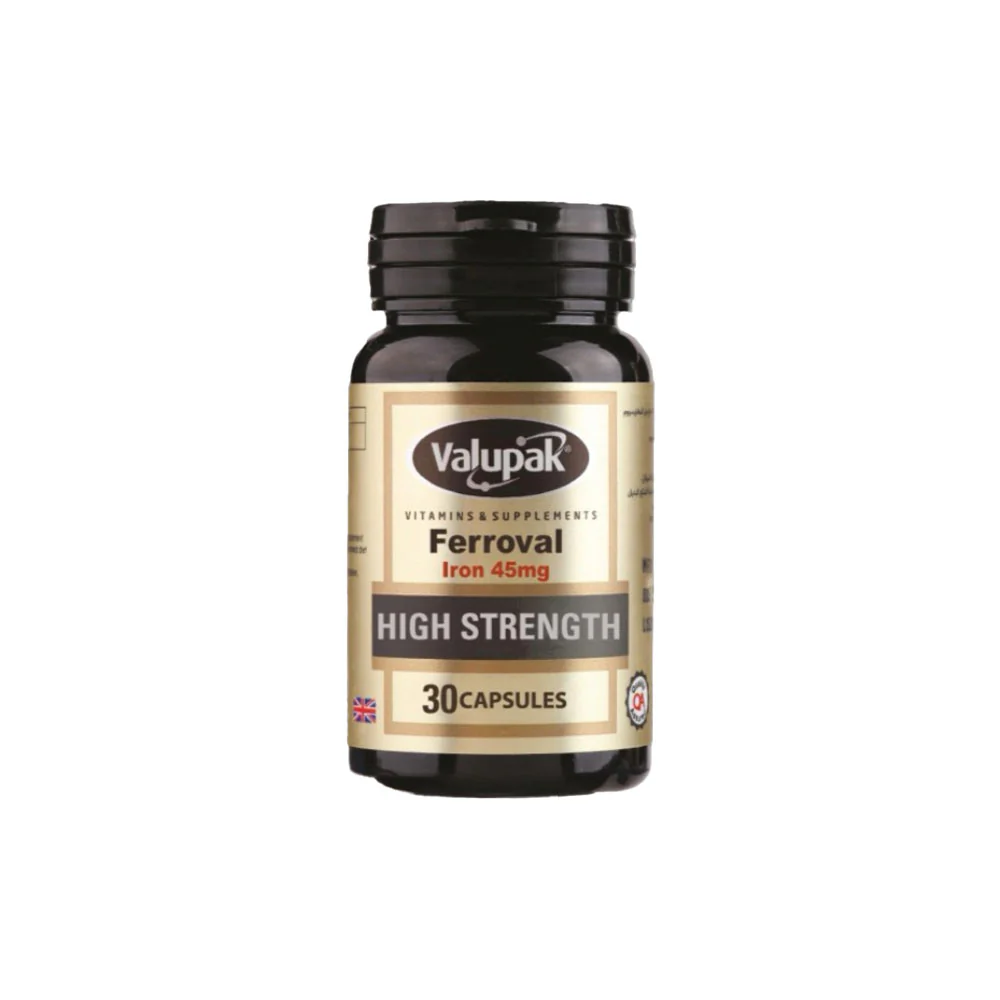 حديد Valupak Ferro Val 30 Capsules