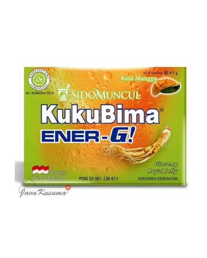 kukubima energy drink with minerals 6 sachets 