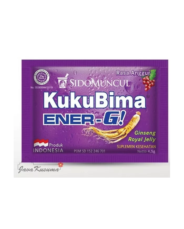 kukubima energy drink with minerals 6 sachets 