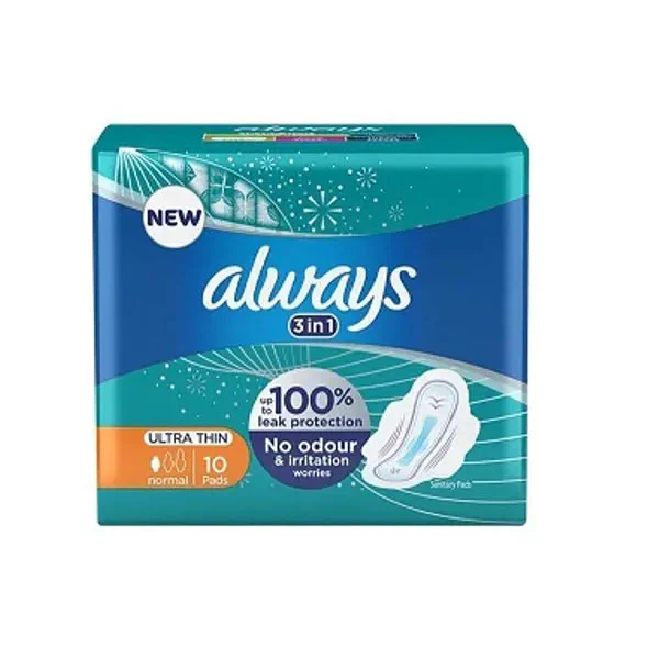 always pads -  رفيعة عادي 10 قطع