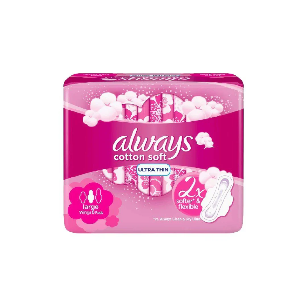 Always pads - ناعمة رقيقة 8 قطع