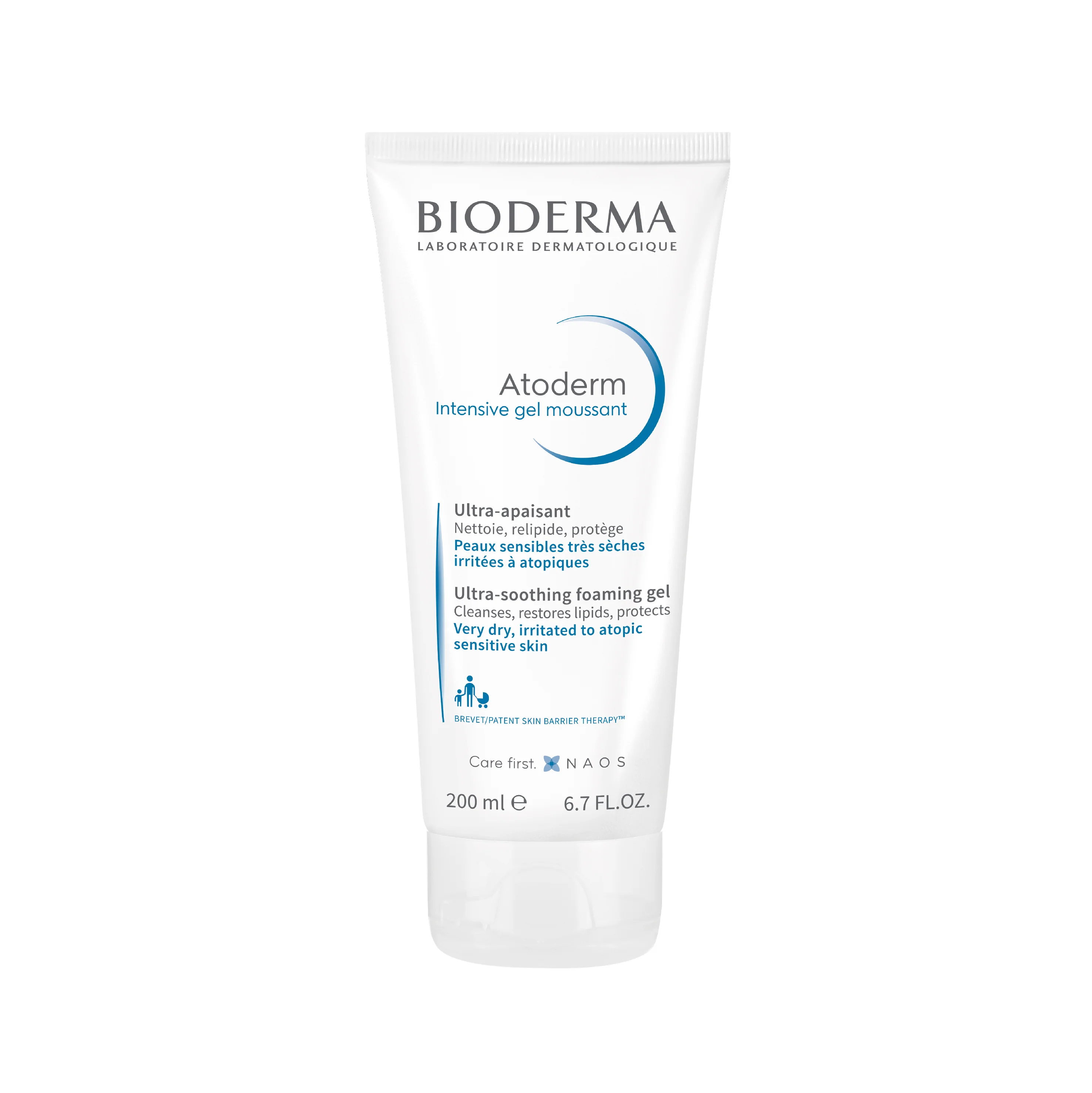 Bioderma Atoderm Intensive Gel Moussant 200ml  غسول جل  للبشرة الجافة للوجه و الجسم