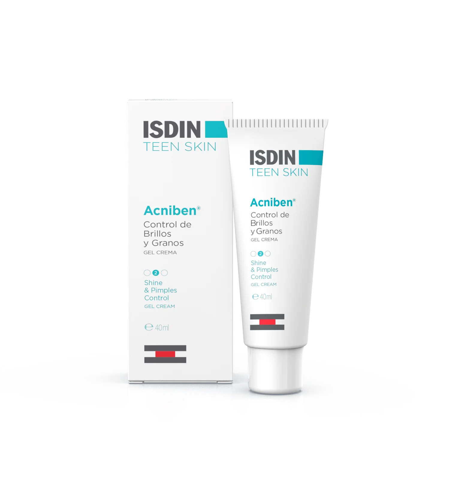 ISDIN Acniben Shine and Spot Control Gel Cream 40ml كريم العناية بالبشرة الدهنية