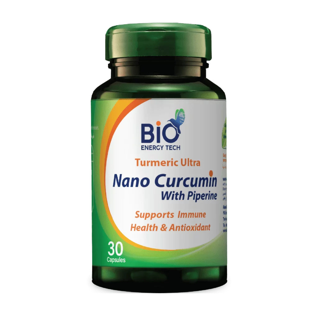 Nano Curcumin with Piperine | 500 mg | High Absorption Antioxidant & Joint Health Support | 30 Capsules | Halal Certified