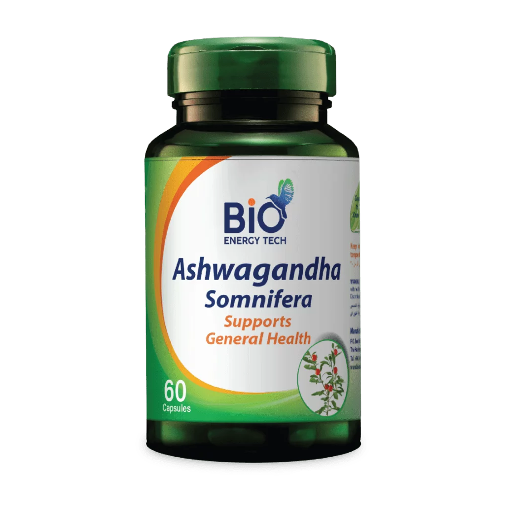 Ashwagandha Root Extract 500 mg | Natural Stress Relief & Sleep Support Supplement | 60 Capsules | Halal Certified