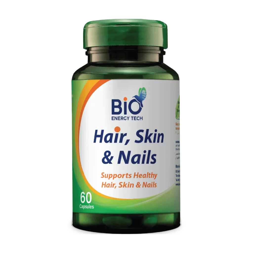 Hair, Skin & Nails | Complete Beauty Formula for Hair, Skin & Nail Health | 60 Capsules | Halal Certified