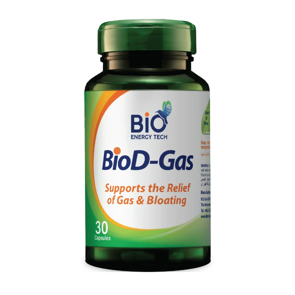 BioD-Gas | Cumin, Fennel & Anise | Natural Gas & Bloating Relief | 30 Capsules | Halal Certified