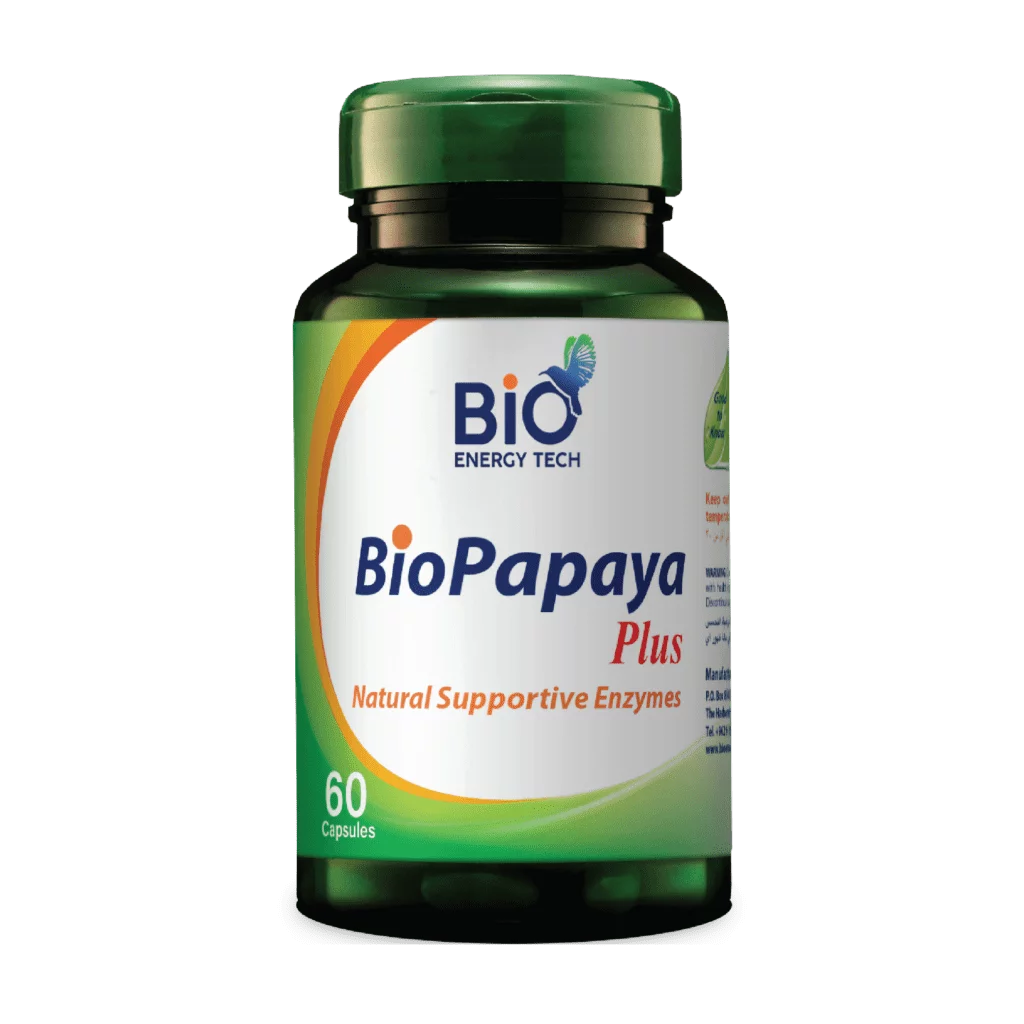 Bio Papaya Plus – Natural Digestive Enzymes & Pregnancy Support | 60 Capsules | Halal Certified