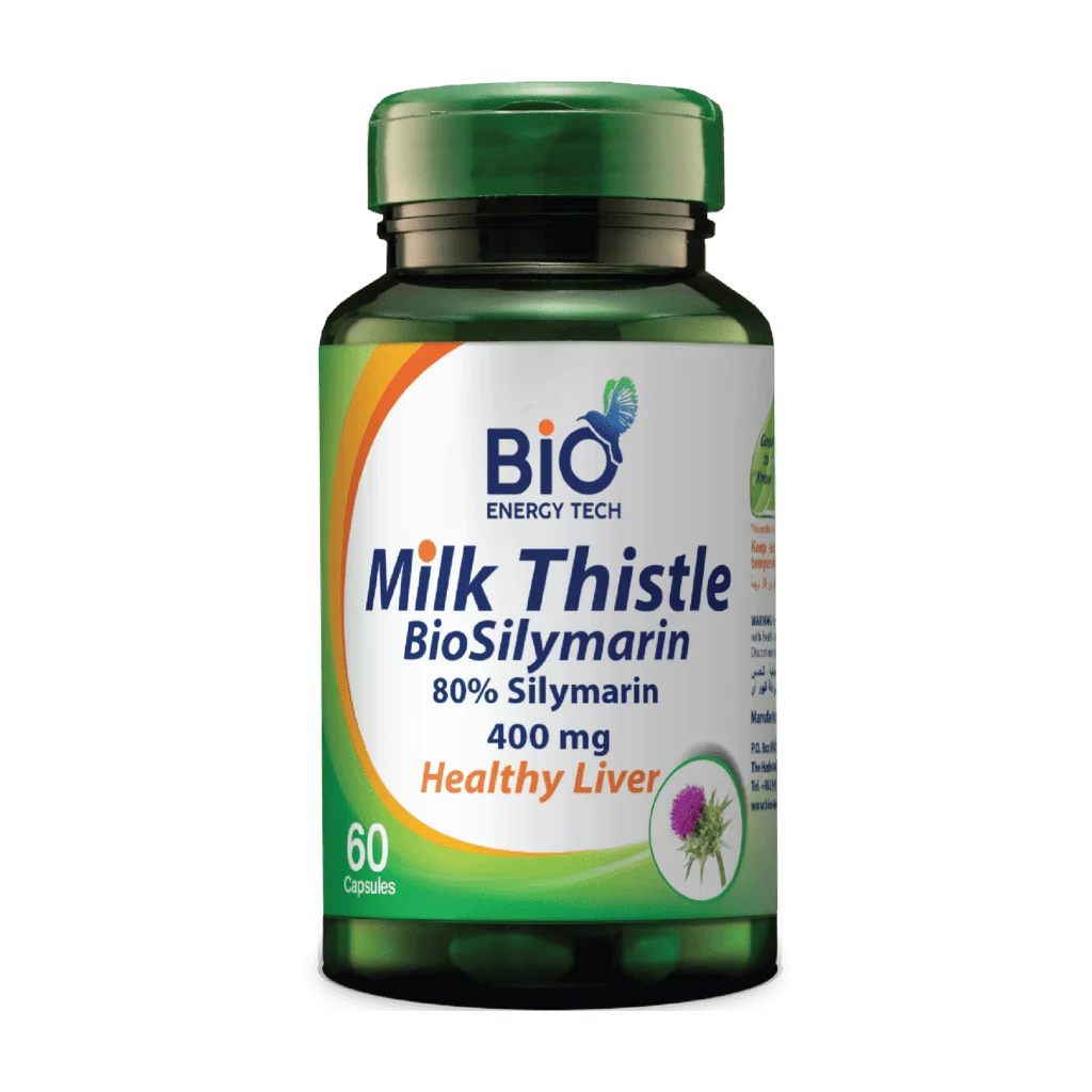 BioSilymarin – Milk Thistle 500 mg Capsules | Liver Health & Lactation Support | 60 Capsules | Halal Certified