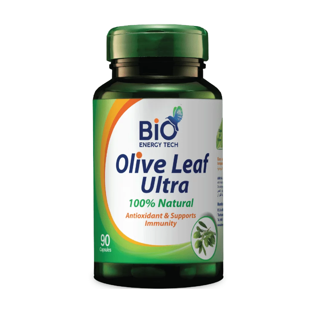 Olive Leaf Ultra –500 mg Natural Antioxidant & Immune Support | 90 Capsules | Halal Certified