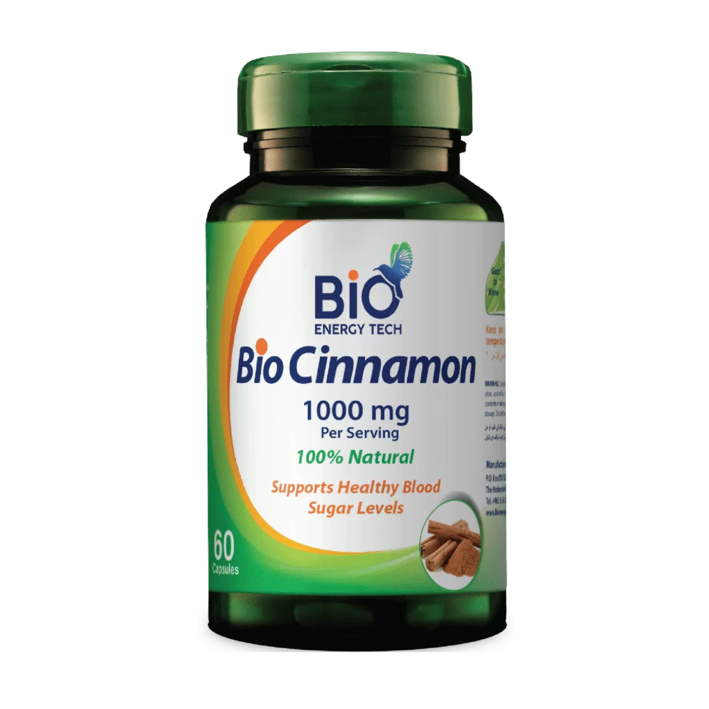 Bio Cinnamon – Cinnamon Loureiroi Capsules 500 mg | Blood Sugar & Metabolism Support | Halal Certified