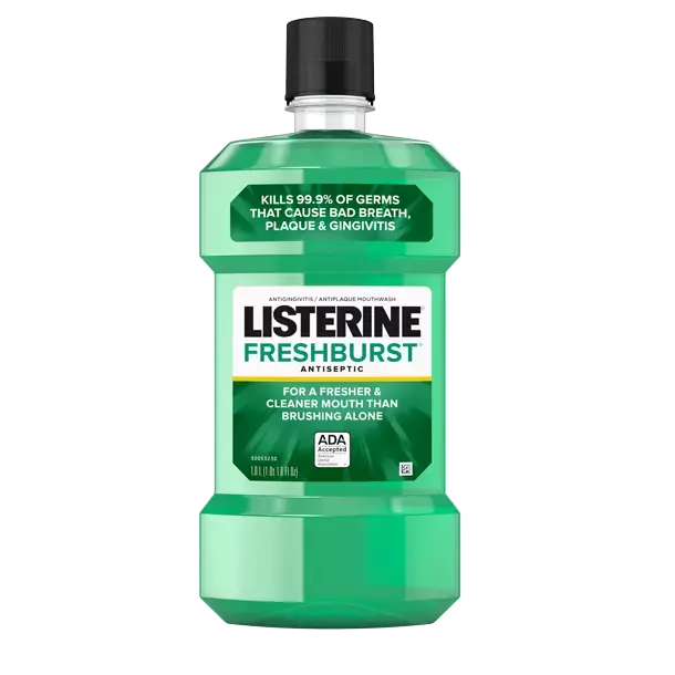 Listerine Cool Mint Mouthwash 250ml Green