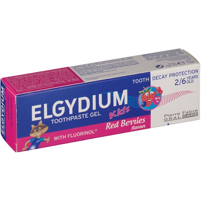  Elgydium Red Berries kids 2-6 years Gel Toothpaste 50ml