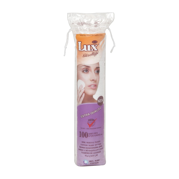 قطن تنظيف البشرة Lux Make Up Cotton Extra Pads 100Pcs