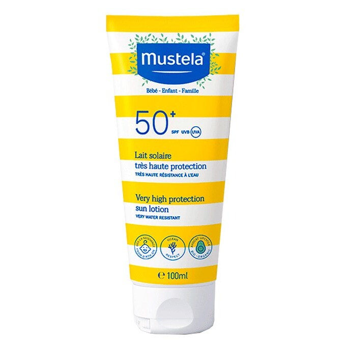Mustela لوشن للوجه بحماية عالية جداً من أشعة الشمس SPF 50 +