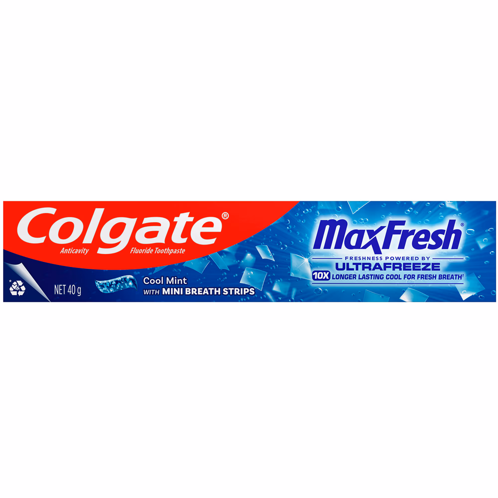 Colgate Max Fresh Cool Mint With Mini Breath Strips Toothpaste