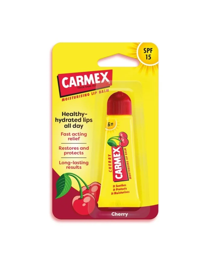Carmex Lip Balm Tube 10g 15SPF Cherry