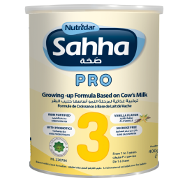 Sahha 3 Pro Milk Formula For Children 1-3 Years 400g