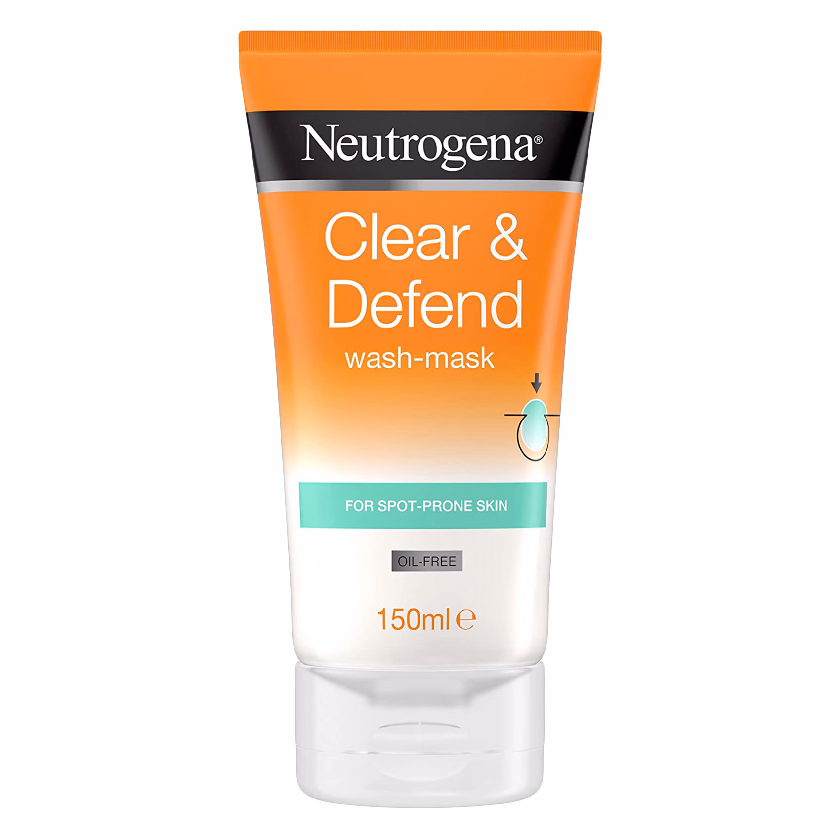 NEUTROGENA CLEAR&DEF WASH&MASK150ML