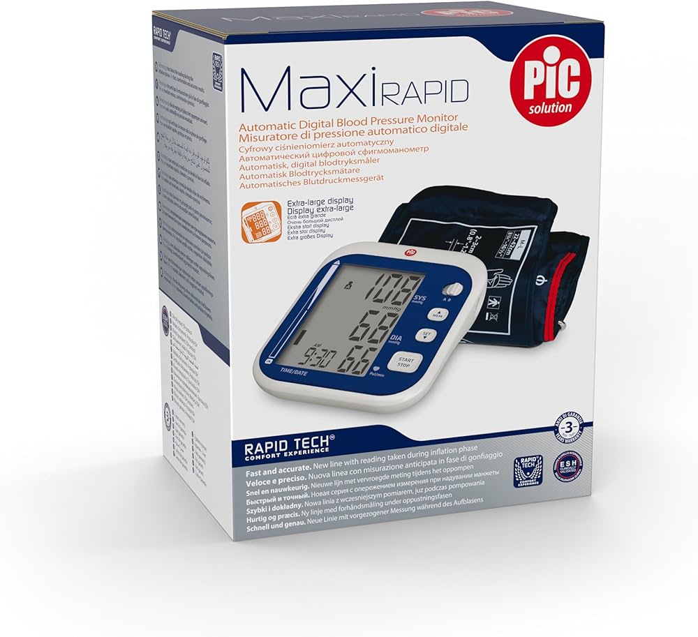 Pic Solution Maxi Rapid Blood Pressure Monitor – Accurate & Easy ...