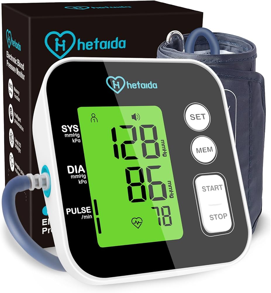 Hetaida Blood Pressure Monitor, Upper Arm Blood Pressure ...