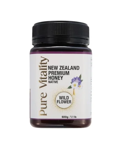New Zealand Wild Flowers Honey 500g Pure Vitality