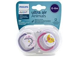Philips Avent Ultra-Air 0-6M Soother Animals 2 Pieces
