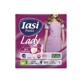 Iasi Pants Lady Number 3 Large 12 Pcs