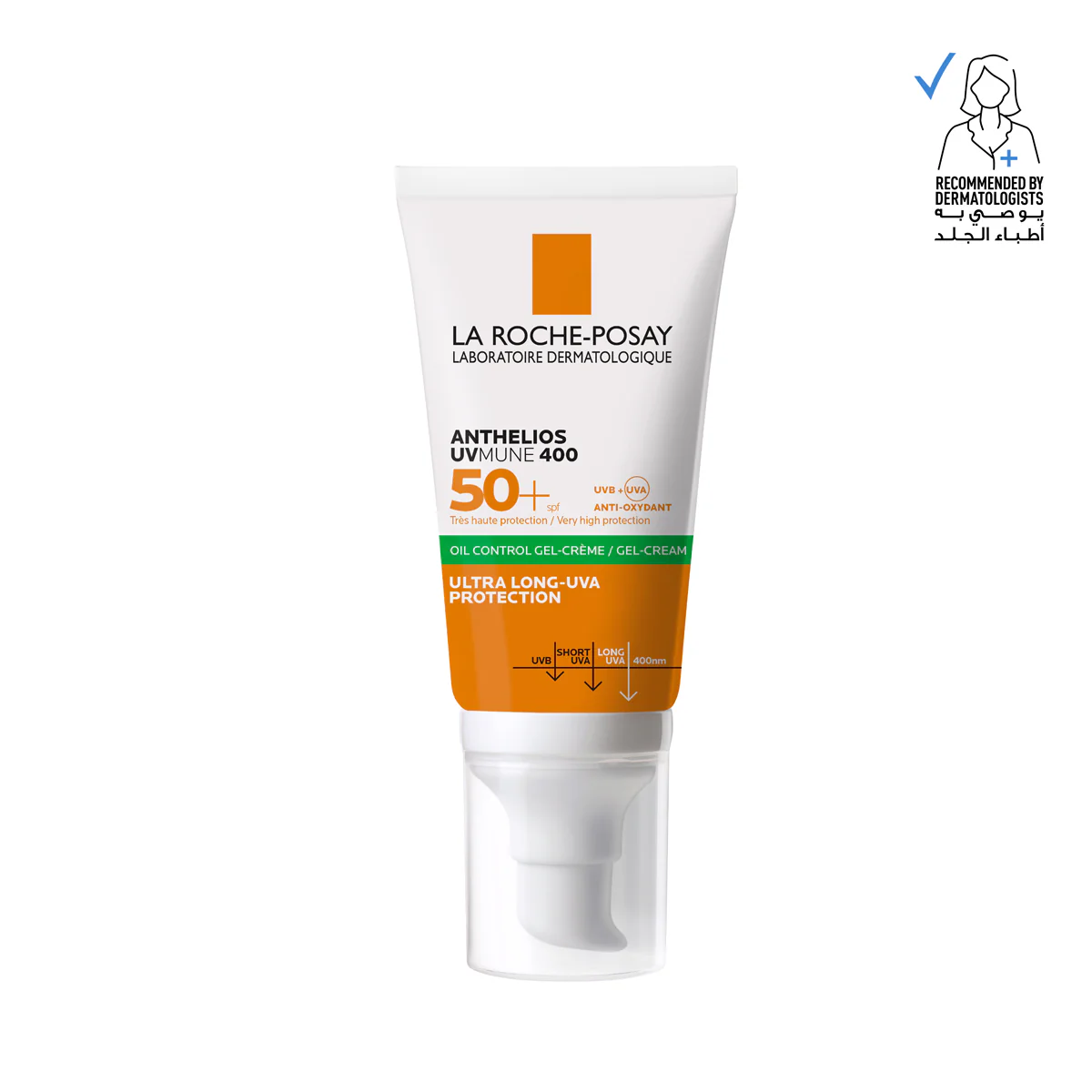 La Roche-Posay Anthelios XL Dry Touch Anti Shine Sunscreen SPF50+ for Oily Skin Gel-Cream 50ml
