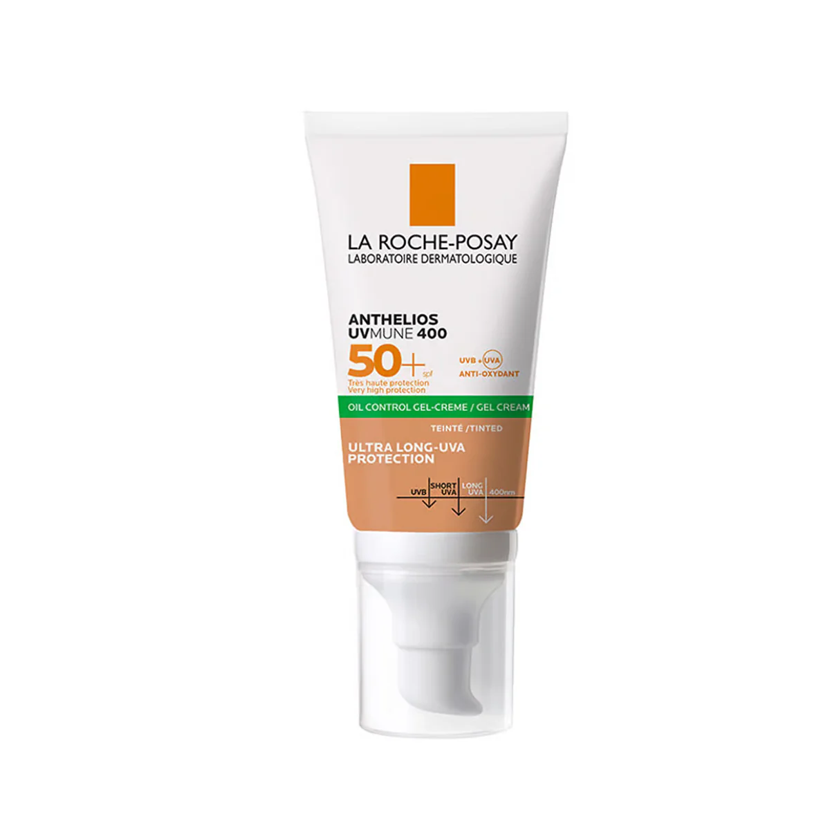 La Roche Posay Anthelios UVmune 400 Tinted Oil Control Gel-Cream SPF50+ for Oily Skin 50ml product thumbnail 2